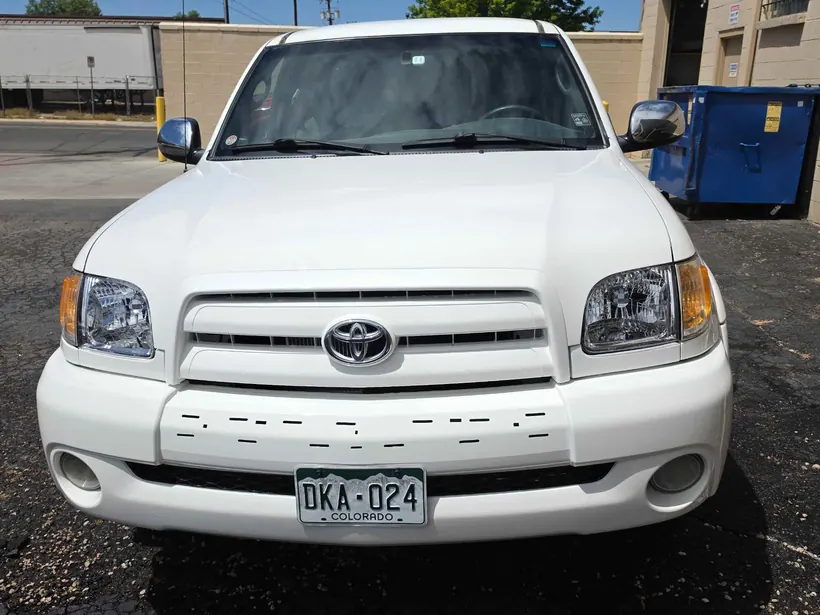 Toyota Tundra after front-end collision repair