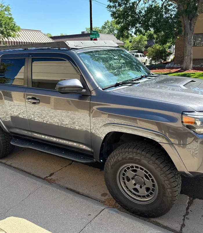 Toyota 4Runner being inspected at CCS Auto Body Repair