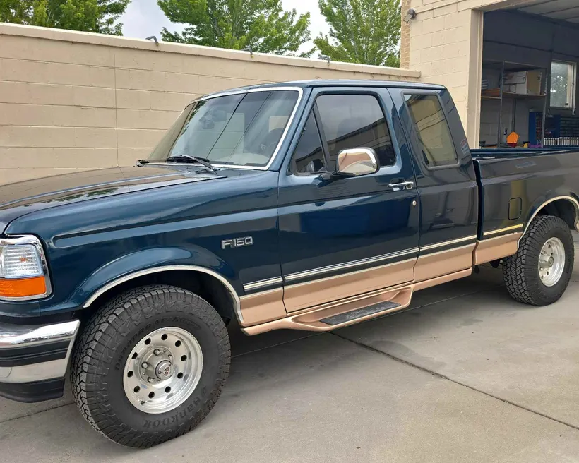 Ford F-150 with a fresh factory-match respray at CCS Auto Body Repair